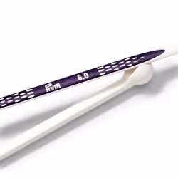 Prym 11903580 Aiguille à tricoter à pointe unique Blanc