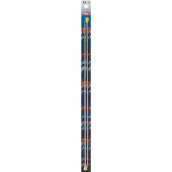 Prym 191475, Aiguille à tricoter à pointe unique, Gris, Aluminium, 400 mm, 3,5 mm, 2 pièce(s)