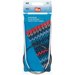 Prym 211264 aiguille à tricoter Aiguille pour tricot circulaire Aluminium, Gris