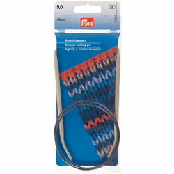 Prym 211294, Aiguille pour tricot circulaire, Aluminium, Gris, Aluminium, 800 mm, 5 mm, 1 pièce(s)