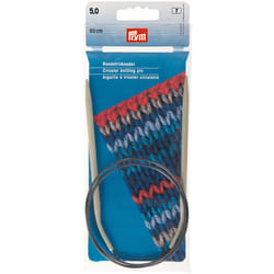 Prym 211294 aiguille à tricoter Aiguille pour tricot circulaire Aluminium, Gris