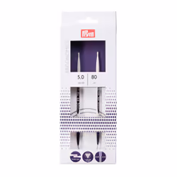 Prym 215806 aiguille à tricoter Aiguille pour tricot circulaire Blanc