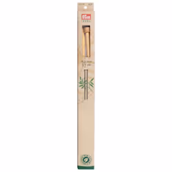 Prym Bambus, Aiguille à tricoter à pointe unique, Bois, Bambou, 330 mm, 9 mm, 2 pièce(s)