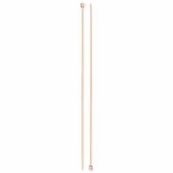 Prym Bambus, Aiguille à tricoter à pointe unique, Bois, Bambou, 330 mm, 3 mm, 2 pièce(s)
