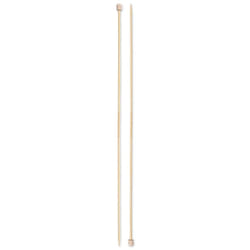 Prym Bambus Aiguille à tricoter à pointe unique Bois