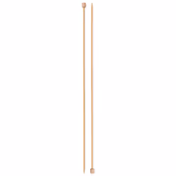 Prym Bambus, Aiguille à tricoter à pointe unique, Bambou, Bambou, 330 mm, 2,5 mm, 2 pièce(s)