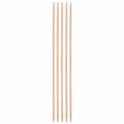 Prym 222211, Aiguille à tricoter à double pointe, Naturel, Bambou, 200 mm, 2,5 mm, 5 pièce(s)