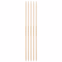 Prym 222212, Aiguille à tricoter à double pointe, Naturel, Bambou, 200 mm, 3 mm, 5 pièce(s)
