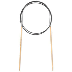 Prym 222503 aiguille à tricoter Aiguille pour tricot circulaire Noir, Naturel, Argent