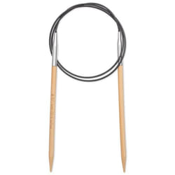 Prym 222508 aiguille à tricoter Aiguille pour tricot circulaire Noir, Naturel, Argent