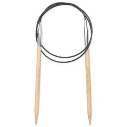 Prym 222509 aiguille à tricoter Aiguille pour tricot circulaire Noir, Naturel, Argent