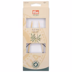 Prym 222514 aiguille à tricoter Aiguille pour tricot circulaire Noir, Naturel, Argent