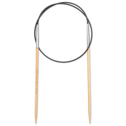 Prym 222515 aiguille à tricoter Aiguille pour tricot circulaire Noir, Naturel, Argent