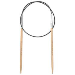 Prym 222516 aiguille à tricoter Aiguille pour tricot circulaire Noir, Naturel, Argent