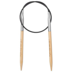 Prym 222527 aiguille à tricoter Aiguille pour tricot circulaire Noir, Naturel, Argent