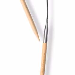 Prym 222530 aiguille à tricoter Aiguille pour tricot circulaire Noir, Naturel, Argent