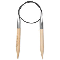 Prym 222532 aiguille à tricoter Aiguille pour tricot circulaire Noir, Naturel, Argent