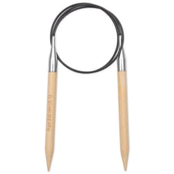 Prym 222539 aiguille à tricoter Aiguille pour tricot circulaire Noir, Naturel, Argent