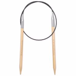 Prym 222550, Aiguille pour point de chaînette, Bambou, Noir, Argent, Bambou, Métal, Plastique, 600 mm, 6 mm, 1 pièce(s)