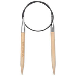 Prym 222553 aiguille à tricoter Aiguille pour tricot circulaire Noir, Naturel, Argent