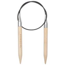 Prym 222554 aiguille à tricoter Aiguille pour tricot circulaire Noir, Naturel, Argent