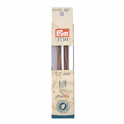 Prym 223306, Aiguille pour tricot circulaire, Multicolore, Métal, Bois, 116 mm, 5 mm, 2 pièce(s)
