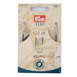 Prym 223974, Plastique, Métal, Nylon, Noir, 0,12 m, Boîte, 1 pièce(s)