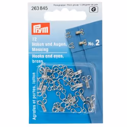 Prym 263845 oeillet, passe-fil et agrafe Fermeture à agrafes