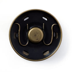Prym Boutons pression à coudre, 30mm, laiton antique