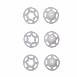 Prym 347155, Bouton pression à coudre, Plastique, Transparent, Mat, 7 mm, 24 pièce(s)
