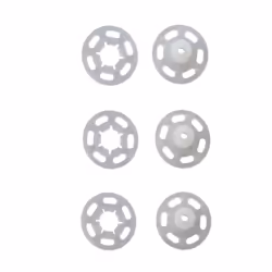 Prym 347159, Bouton pression à rivet, Plastique, Transparent, 1 cm, 18 pièce(s), Ampoule