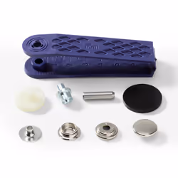 Prym 390201, Bouton pression à rivet, Métal, Argent, 1,5 cm, 10 pièce(s), Ampoule
