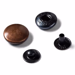 Prym 390328, Laiton, Cuivre, Rond, 10 pièce(s)