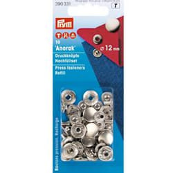 Prym Recharge pour boutons pression sans couture pour 390330, 12mm, argenté