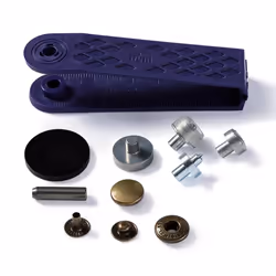 Prym Bouton pression sans couture Anorak, 12mm, laiton antique, Bouton pression à rivet, Laiton, Laiton, 1,2 cm, 10 pièce(s)