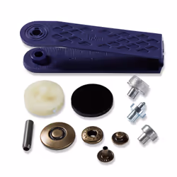 Prym 390355, Bouton pression à rivet, Métal, Laiton, 2 cm, 6 pièce(s)