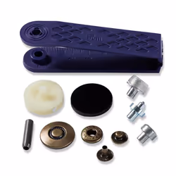 Prym 390377, Bouton pression à rivet, Laiton, Multicolore, 2 cm, 10 pièce(s), Ampoule