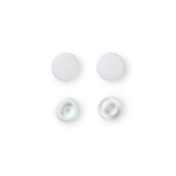 Prym Boutons pression sans couture « Color Snaps », rond, 12,4mm, blanc