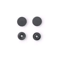 Prym 393109, Bouton pression à rivet, Polyoxyméthyléne (POM), Gris foncé, Mat, Rond, 1,24 cm