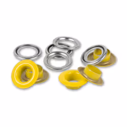Prym 542524, Bouton pression à rivet, Laiton, Argent, Jaune, Rond, Oeko-Tex, 8 mm