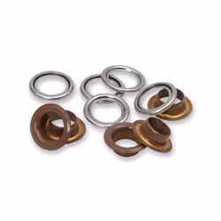 Prym 542550, Fermeture à oeillet, Laiton, Argent, 1,1 cm, 20 pièce(s), Boîte