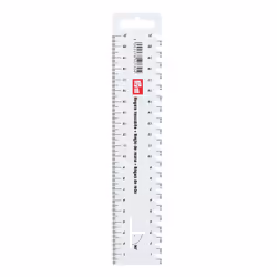 Prym 610730 règle Règle graduée 210 mm Plastique Blanc 1 pièce(s)