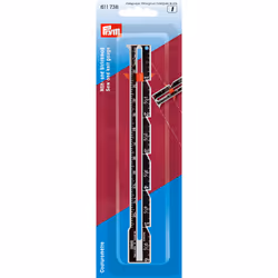 Prym 16117380 125 mm Métal, Plastique Noir, Argent 1 pièce(s)