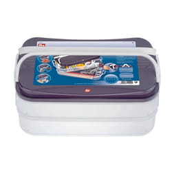 Prym Click Box Jumbo Transparent, Violet Plastique