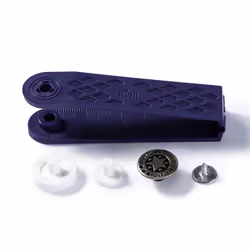 Prym Boutons jean à river sans couture, American Star, 17mm, vieil argent, Bouton pression à rivet, Laiton, Plastique, Argent ...