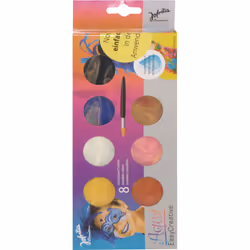 Rubie's Palette De 8 Couleurs De Maquillage À L'Eau, unisexe, Rubie'S, 3 an(s), 99 an(s), Allemagne, 1 pièce(s)