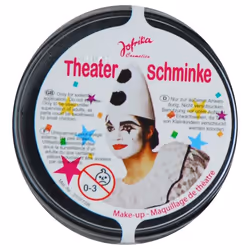 Max Bersinger 837-09-003, Kit de maquillage de théâtre pour enfants, Noir