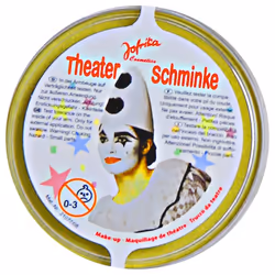 Max Bersinger 837-09-011, Kit de maquillage de théâtre pour enfants, Or