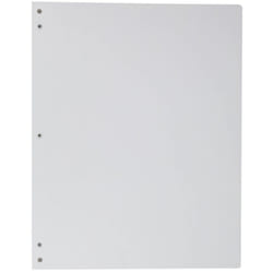 MAUL MAULpro bloc-notes A4 Plastique, Acier inoxydable Rouge, Blanc