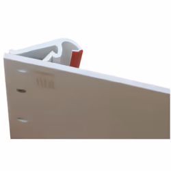 MAUL MAULpro bloc-notes A4 Plastique, Acier inoxydable Rouge, Blanc